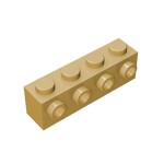 Brick Special 1 x 4 with 4 Studs on One Side #30414 - 5-Tan