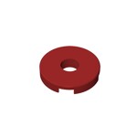 Tile, Round 2 x 2 With Hole #15535 - 154-Dark Red