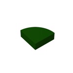 Tile Round 1 x 1 Quarter #25269 - 141-Dark Green