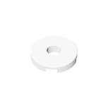 Tile, Round 2 x 2 With Hole #15535 - 1-White