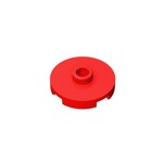 Plate Special Round 2 x 2 with Center Stud (Jumper Plate) #18674 - 21-Red