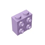 Brick Special 1 x 2 x 1 2/3 with Four Studs on One Side #22885 - 325-Lavender