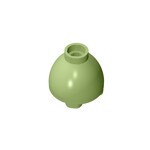 Brick Round 2 x 2 x 1 1/3 Inverted #24947 - 330-Olive Green