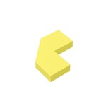 Tile Special 2 x 2 Corner with Cut Corner - Facet #27263 - 226-Bright Light Yellow