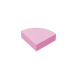 Tile Round 1 x 1 Quarter #25269 - 222-Bright Pink