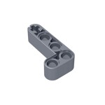 Technic Beam 2 x 4 L-Shape Thick #32140 - 315-Flat Silver