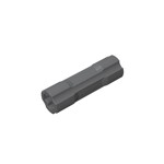 Technic Driving Ring Connector Smooth [4 rounded side walls] #26287 - 199-Dark Bluish Gray