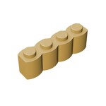 Brick Special 1 x 4 Palisade - aka Log #30137 - 5-Tan