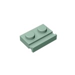 Plate Special 1 x 2 with Door Rail #32028 - 151-Sand Green