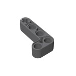 Technic Beam 2 x 4 L-Shape Thick #32140 - 199-Dark Bluish Gray