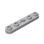 Technic Plate 1 x 5 with Smooth Ends, 4 Studs and Centre Axle Hole #32124 - 194-Light Bluish Gray