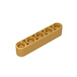 Technic Beam 1 x 5 Thick #32316 - 297-Pearl Gold