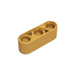 Technic Beam 1 x 3 Thick #32523 - 297-Pearl Gold