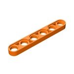 Technic Beam 1 x 6 Thin #32063 - 106-Orange