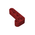Technic Beam 2 x 4 L-Shape Thick #32140 - 154-Dark Red