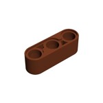 Technic Beam 1 x 3 Thick #32523 - 192-Reddish Brown