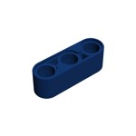 Technic Beam 1 x 3 Thick #32523 - 140-Dark Blue