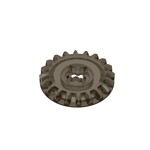 Technic Gear 20 Tooth Bevel #32198 - 111-Trans-Black