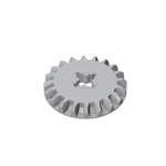 Technic Gear 20 Tooth Bevel #32198 - 194-Light Bluish Gray