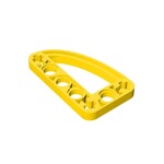 Technic Beam 3 x 5 L-Shape with Quarter Ellipse Thin #32250 - 24-Yellow