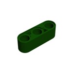 Technic Beam 1 x 3 Thick #32523 - 141-Dark Green