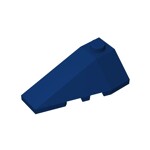 Wedge Sloped 4 x 2 Triple Left #43710 - 140-Dark Blue