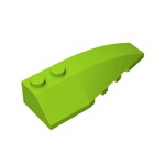 Wedge Curved 6 x 2 Right #41747 - 119-Lime