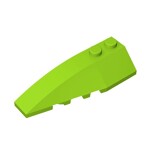 Wedge Curved 6 x 2 Left #41748 - 119-Lime