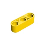 Technic Beam 1 x 3 Thick #32523 - 24-Yellow