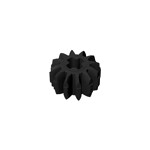 Technic Gear 12 Tooth Double Bevel #32270 - 26-Black