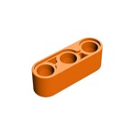 Technic Beam 1 x 3 Thick #32523 - 106-Orange