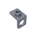 Minifig Neckwear Bracket - One Stud #42446 - 315-Flat Silver