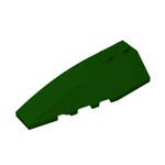 Wedge Curved 6 x 2 Left #41748 - 141-Dark Green