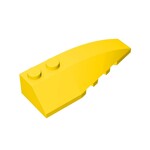 Wedge Curved 6 x 2 Right #41747 - 24-Yellow