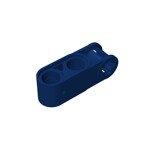 Technic Axle and Pin Connector Perpendicular 3L with 2 Pin Holes #42003 - 140-Dark Blue