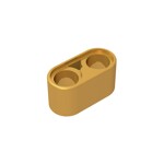 Technic Beam 1 x 2 Thick #43857 - 297-Pearl Gold