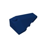 Wedge Sloped 4 x 2 Triple Right #43711 - 140-Dark Blue