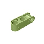 Technic Axle and Pin Connector Perpendicular 3L with 2 Pin Holes #42003 - 330-Olive Green