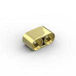 Technic Beam 1 x 2 Thick #43857 - 310-Plating Gold