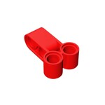 Technic Pin Connector Perpendicular Long #32557 - 21-Red