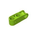 Technic Axle and Pin Connector Perpendicular 3L with 2 Pin Holes #42003 - 119-Lime