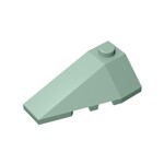 Wedge Sloped 4 x 2 Triple Left #43710 - 151-Sand Green