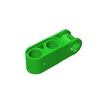 Technic Axle and Pin Connector Perpendicular 3L with 2 Pin Holes #42003 - 37-Bright Green