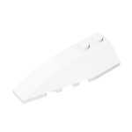 Wedge Curved 6 x 2 Left #41748 - 1-White