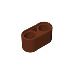 Technic Beam 1 x 2 Thick #43857 - 192-Reddish Brown