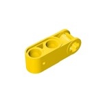 Technic Axle and Pin Connector Perpendicular 3L with 2 Pin Holes #42003 - 24-Yellow