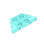 Wedge, Plate 2 x 4 #51739 - 42-Trans-Light Blue