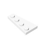 Wedge Plate 4 x 2 Right #41769 - 1-White