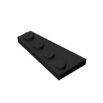 Wedge Plate 4 x 2 Right #41769 - 26-Black