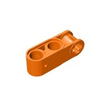 Technic Axle and Pin Connector Perpendicular 3L with 2 Pin Holes #42003 - 106-Orange